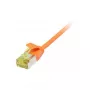 patch-kaabel RJ45, CAT6A 500 MHz, 0,15 m, oranž, U/FTP, õhuke ümmargune d=3,8 mm, TPE/LSZH (Superflex), AWG32, Cat.7 toorkaardiga, Synergy 21 (S217360V3)