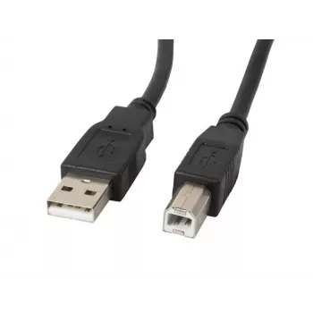 Lanberg CA-USBA-11CC-0050-BK USB-kaabel 5 m 2.0 USB B must (CA-USBA-11CC-0050-BK)