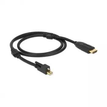 Video kaabliadapter DeLOCK 83730 Mini DisplayPort HDMI-le 2 m Must