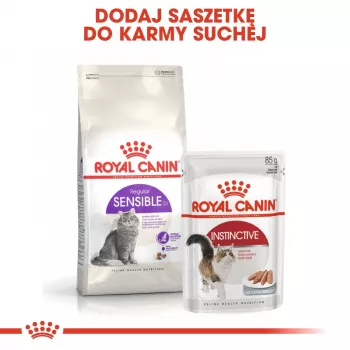 Kuiv kassitoit Royal Canin Sensible 33 Adult, 10 kg — kana, 33% valku, kuseteede kontroll