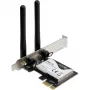 Inter-Tech DMG-32 - Sisseehitatud - Juhtmevaba - PCI Express - Wi-Fi - 650 Mbit/s - Must - Hõbedane (88888148)