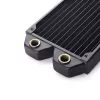 Radiator 120mm BitsPower Tarasque BPTA-NLSS120-F2PB — ühe 120 mm ventilaatoriga õhuke radiaator