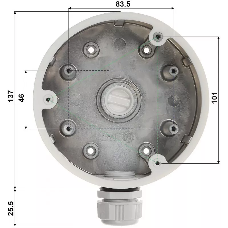 Hikvision DS-1280ZJ-PT6 kinnitus
