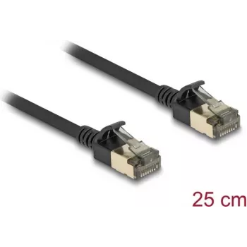 Võrgukaabel DeLOCK RJ45 Cat.8.1 0,25 m must