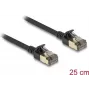 Võrgukaabel DeLOCK RJ45 Cat.8.1 0,25 m must