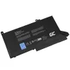 Aku roheline Cell DE127V2 DELL Latitude'ile — 11,4 V LiPo 2700 mAh, 3-elemendiline, must