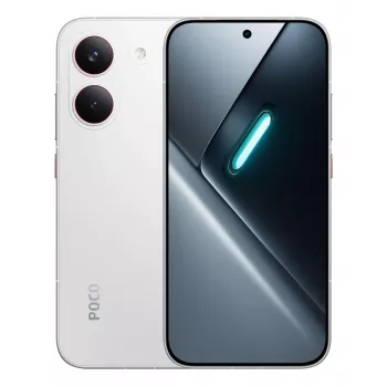 Nutitelefon POCO X8 Pro — 6,59 tolli (16,7 cm), Dimensity 8500 Ultra, 12 GB muutmälu, 512 GB, 50 MP topeltkaamera, 6500 mAh, Dual SIM, valge