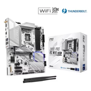 Emaplaat ASRock Z890 Pro RS WiFi White Intel Z890 LGA 1851 ATX