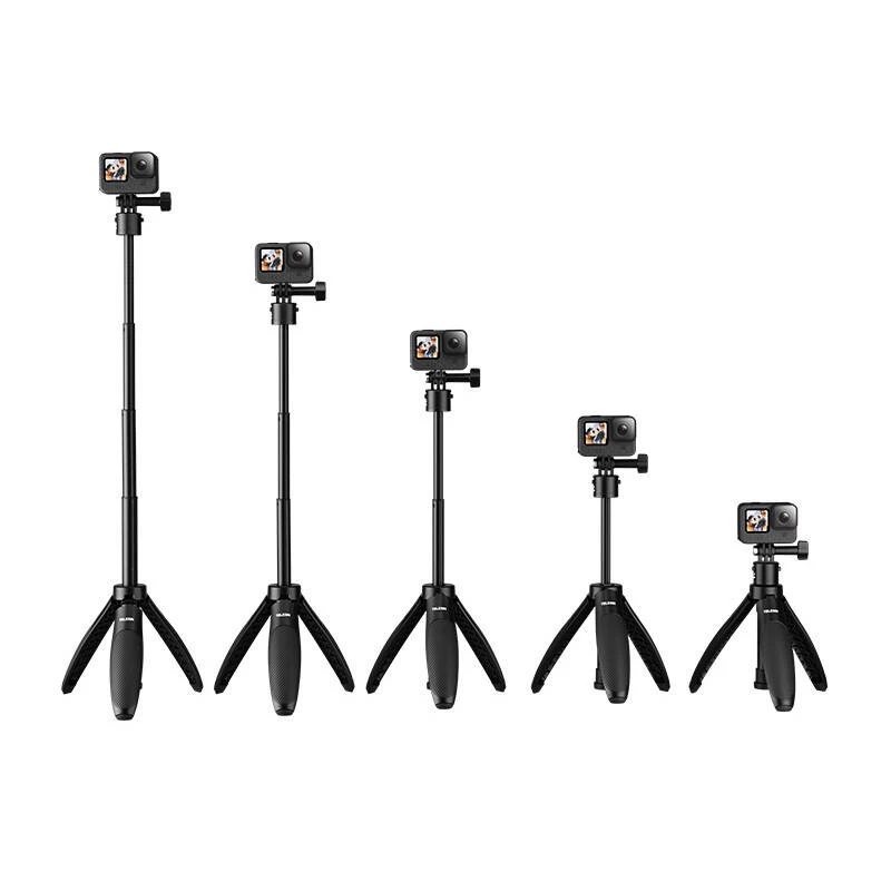 Statiiv Telesin S1-MNP-02 spordikaameratele — selfie-pulk, mis muundub statiiviks