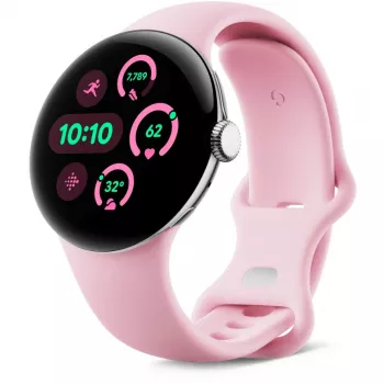 Google Pixel Watch 3 - 41 mm - Alumiiniumist hõbedane poleeritud