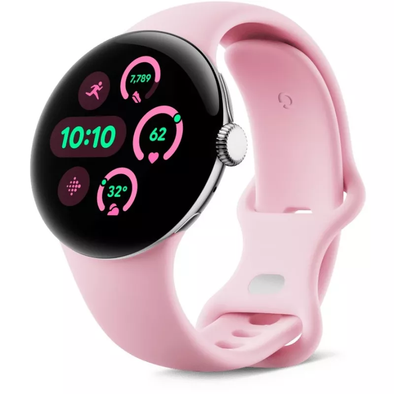 Google Pixel Watch 3 - 41 mm - Alumiiniumist hõbedane poleeritud