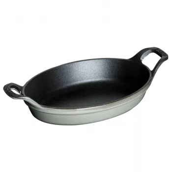 Ovaalne mini küpsetus- ja vormiroog Staub 250 ml grafiit