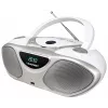 CD-salvesti BLAUPUNKT BB14WH — CD-salvesti MP3-esitusega, USB, LCD, kell, 2x1 W kõlarid, hõbe/valge
