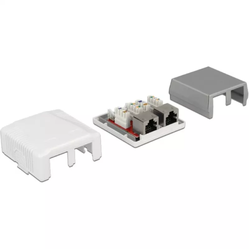 Pistikupesa 2 x RJ-45 DeLOCK 86197
