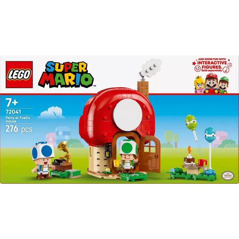 LEGO Super Mario pidu Kärnkonnamajas komplekt 72041 interaktiivsete mängufunktsioonidega
