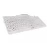 CHERRY KC 1000 SC juhtmega kiipkaardiga klaviatuur, helehall, USB, QWERTY (UK)