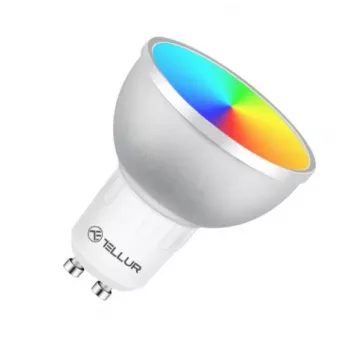 LED Smart Bulb Tellur GU10 5W RGB dimmable – GU10 pesa, 5W, RGB, nutikas juhtimine
