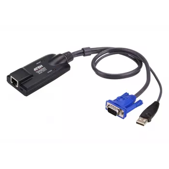 ATEN USB - VGA-Cat5e/6 KVM-adapterkaabel (CPU-moodul), virtuaalmeedia toega
