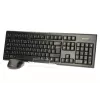 A4Tech 7100N lauaarvuti klaviatuur koos hiirega, RF juhtmevaba, QWERTY, inglise, must