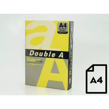 Värviline paber Double A, 80g, A4, 500 lehte, Sidrun