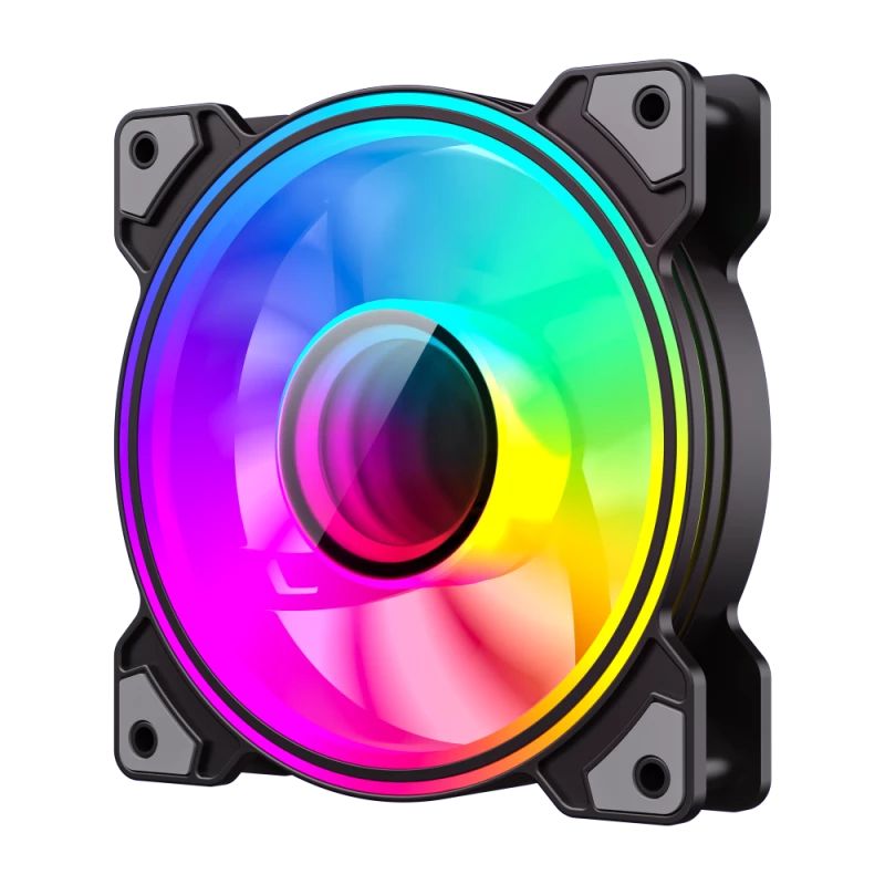 Gamemax | Korpusventilaator | DUAL RING INFINITY | Must