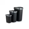 rotho Twist 25 L ristkülikukujuline polüpropüleenist säilituskonteiner — 25 L, 476×333×252 mm, must
