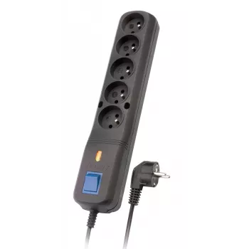 Lestar 5+ Lf-530wa, liigpingekaitse, 1,5 m, must Lf-530wa 5+ 3l G-a K. Cz 1,5 m