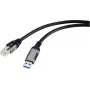 Renkforce USB, võrguadapteri kaabel [1x USB 3.2 Gen 1 A-pistik (USB 3.0) - 1x RJ45-pistik] 1,80 m Alumiiniumpistik (RF-6055784)