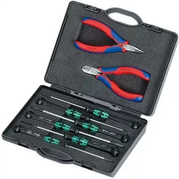 Mitmeotstarbelised tangid Knipex Knipex ümbris elektroonikatangide jaoks punane