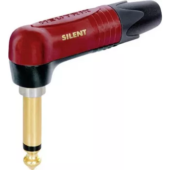 Neutrik NP2RX-AU-SILENT juhtmepistik must - pronks - punane (NP2RX-AU-SILENT)