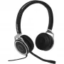 Juhtmega kahepoolne äri peakomplekt Plusonic 15.2P USB ja 3,5 mm ühendustega, mudel 6208-15.2P