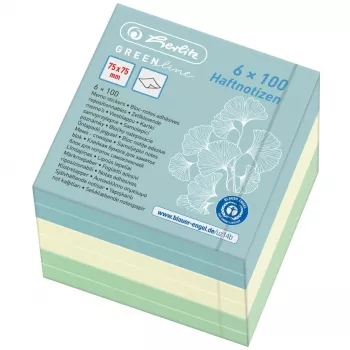 Märkmepaber Ristkülik Herlitz 50033430 Sinine Roheline Kollane