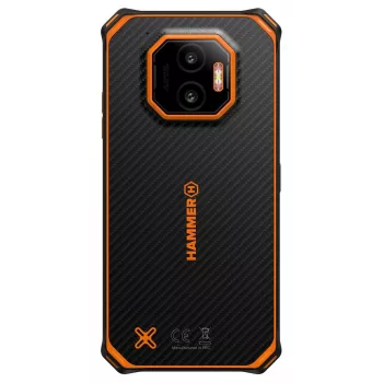 Nutitelefon HAMMER Energy X2 — Android 15, MediaTek Helio G81, 6.1 tolli 1560×720 IPS, 6 GB muutmälu, 128 GB, Dual SIM, 4G, 50 MP, 5000 mAh, IP68