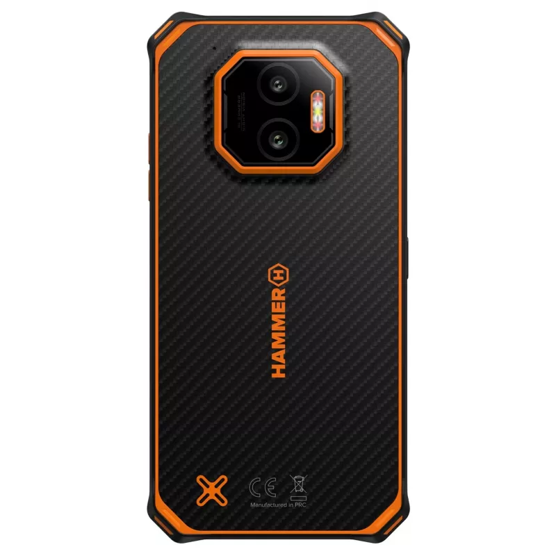 Nutitelefon HAMMER Energy X2 — Android 15, MediaTek Helio G81, 6.1 tolli 1560×720 IPS, 6 GB muutmälu, 128 GB, Dual SIM, 4G, 50 MP, 5000 mAh, IP68