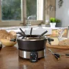 Fondüükomplekt Taurus FF2 2 L 8 inimesele, roostevabast terasest korpus, 1000 W, 230 V, must/hõbedane