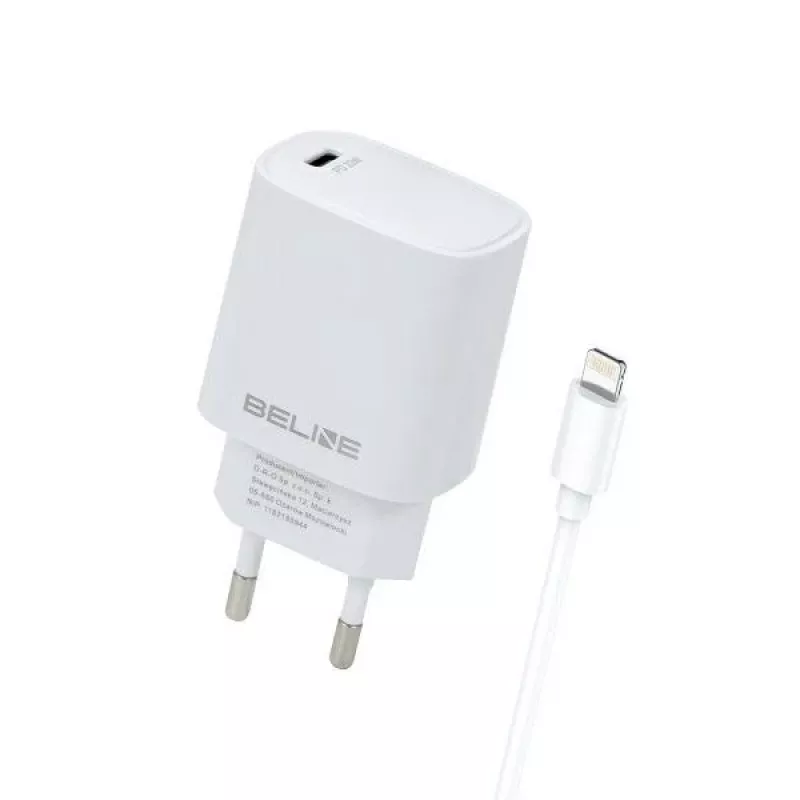 Laadija Beline Beli02163 20W USB-C Lightning-kaabliga