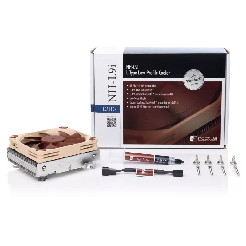 Noctua NH-L9i protsessorijahuti 9,2 cm beež, pruun, hõbedane