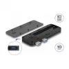 SSD-korpus DeLOCK USB 3.2 Gen 2 PlayStation 5 jaoks M.2 NVMe tööriistavaba