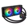 Vedelikprotsessorijahuti THERMALTAKE TH240 V3 ARGB Sync AIO Must, mudel CL-W465-PL12SW-A
