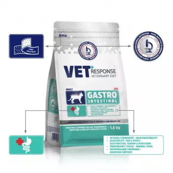VET RESPONSE Gastrointestinal - kuiv kassitoit - 1,6kg