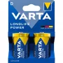 Patarei Varta LONGLIFE Power D — 2 tk