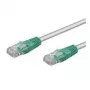 Wentronic Goobay CAT 5e Crossover-patch-kaabel, U/UTP, Hall, Roheline, Hall-Roheline, 0,5 m - CCA Copper Mix (68860)