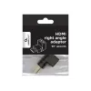 HDMI soovahetaja GEMBIRD A-HDMI90-FML, HDMI HDMI-ks, 90° nurgaadapter, must