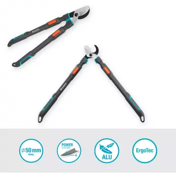 Gardena oksakäärid TeleCut Pro L Hall/türkiissinine 65–90 cm (12041-88)