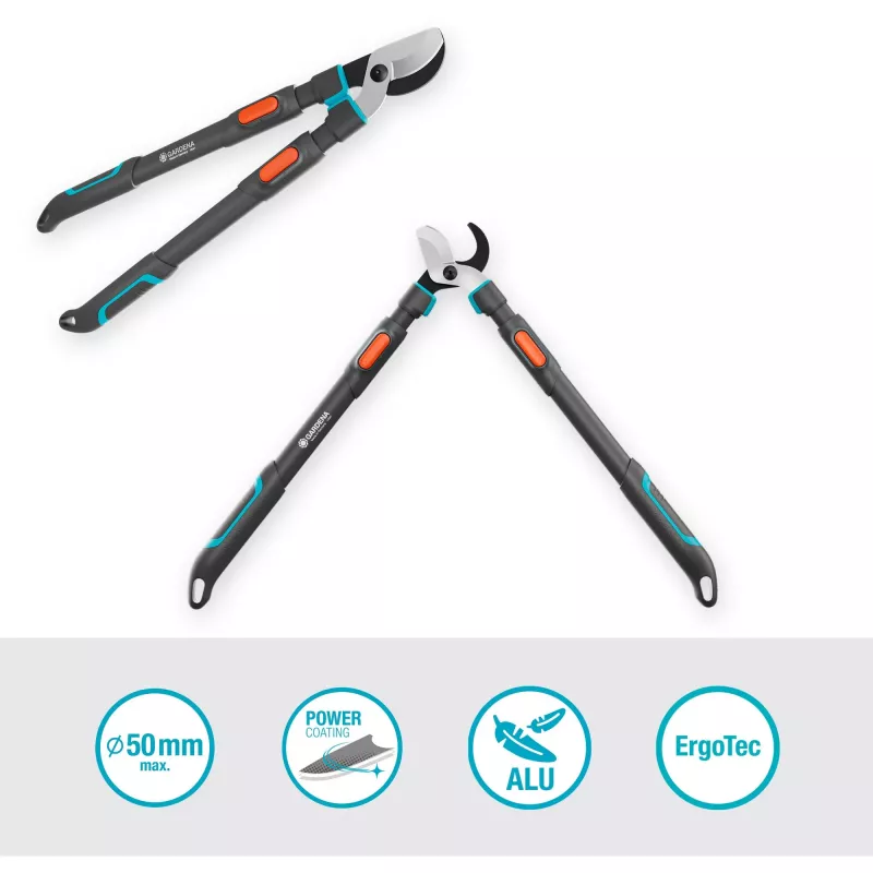 Gardena oksakäärid TeleCut Pro L Hall/türkiissinine 65–90 cm (12041-88)