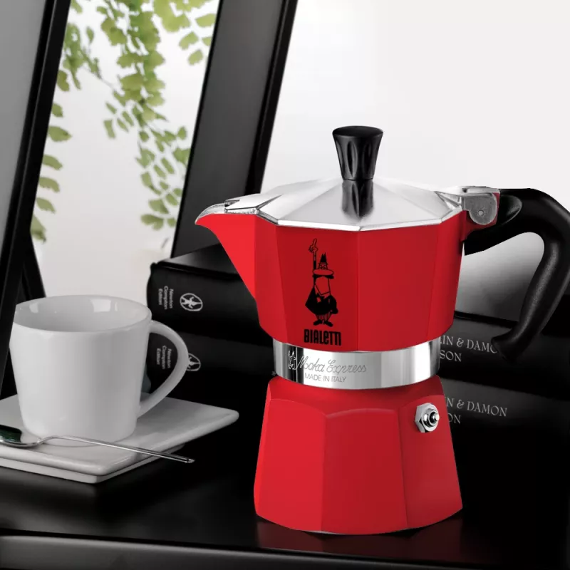 Bialetti Moka Express Moka pot Punane