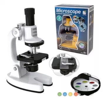 Mikroskoop Ascato 124582, 40× suurendus, LED-valgustus, hariduslik laborimikroskoop