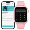 Nutikell Stelio Junior Pro AI 4G ST-SWJ102-PK — laste 4G kell, roosa