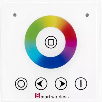 LED-riba seinapaneeli kontroller EUROLITE 50531118 RGB RF, juhtmevaba kaugjuhtimispult RGB LED-paneelidele