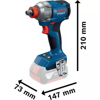 Juhtmeta löökmutrikeeraja GDX 18V-285 Professional, 18 V (sinine, 2x Li-Ion aku 4,0 Ah, L-BOXXis)